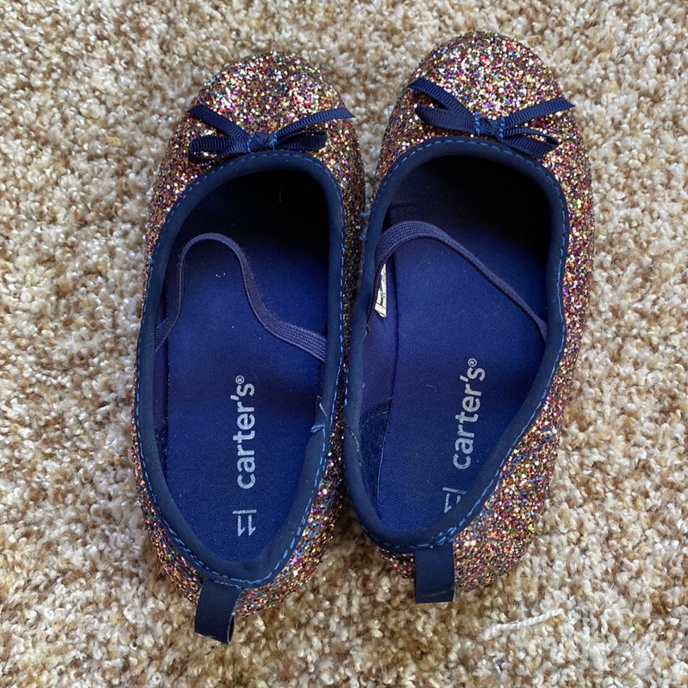 Sparkly girl dress shoes